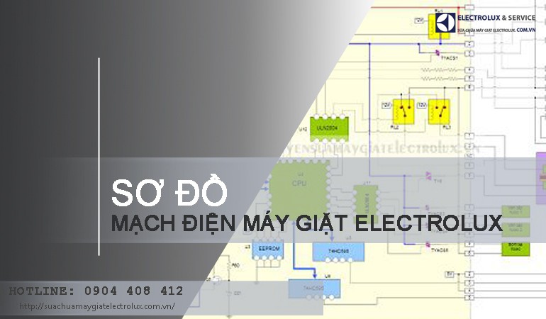 Sơ đồ mạch điện máy giặt Electrolux - Electrolux Việt Nam cung cấp