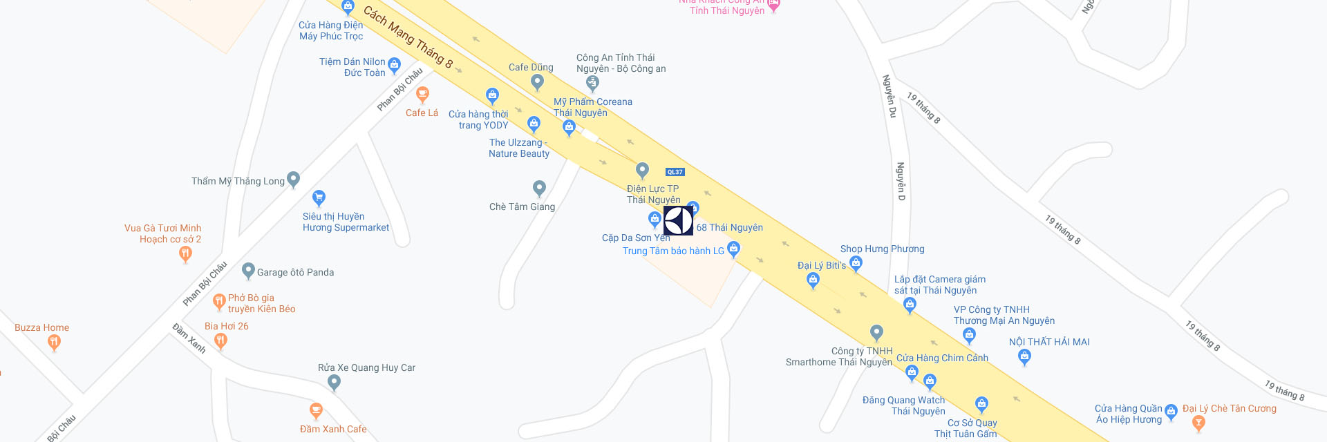 Địa chỉ trạm bảo hành Electrolux tại Thái Nguyên